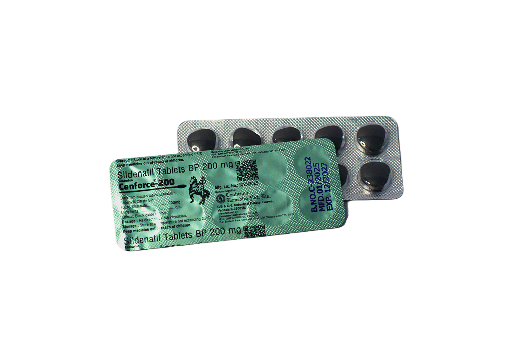 Cenforce 200 mg – blister sa vidljivom deklaracijom sildenafil 200 mg.