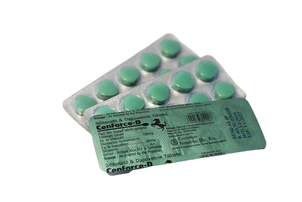 Cenforce-D – blister sa vidljivom deklaracijom i bar-kodom na poleđini.
