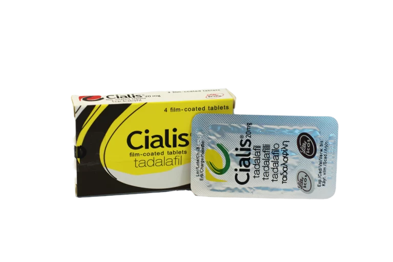 Cialis 20 mg – kutija sa 4 film tablete tadalafila i blister.