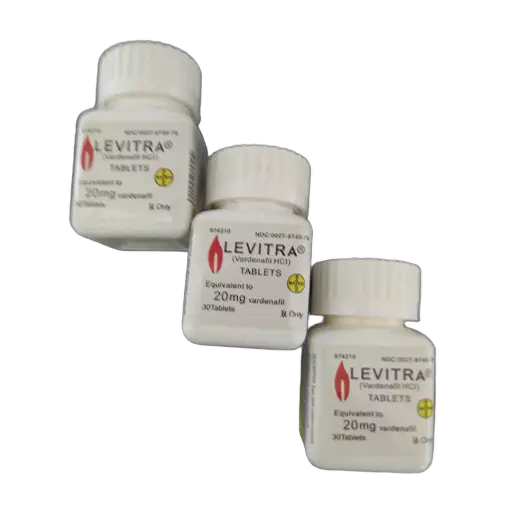 Levitra 30 tableta – tri bočice od 20 mg vardenafila.