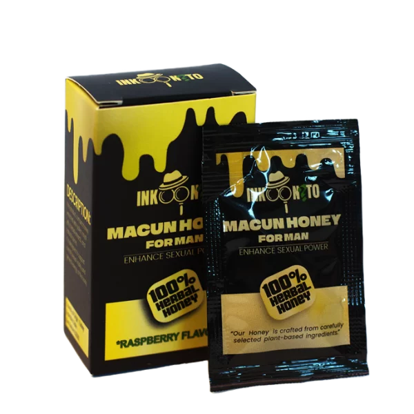 Macun Med kesice – kutija Inkonito Macun Honey i kesica.