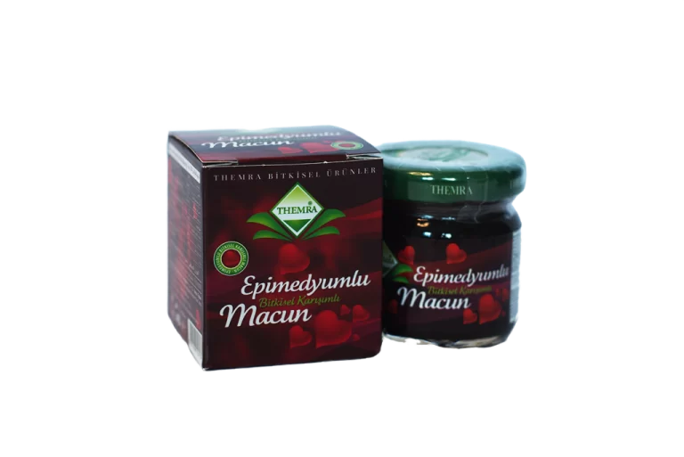 Macun Med 43g – kutija Themra Epimedyumlu Macun i tegla.