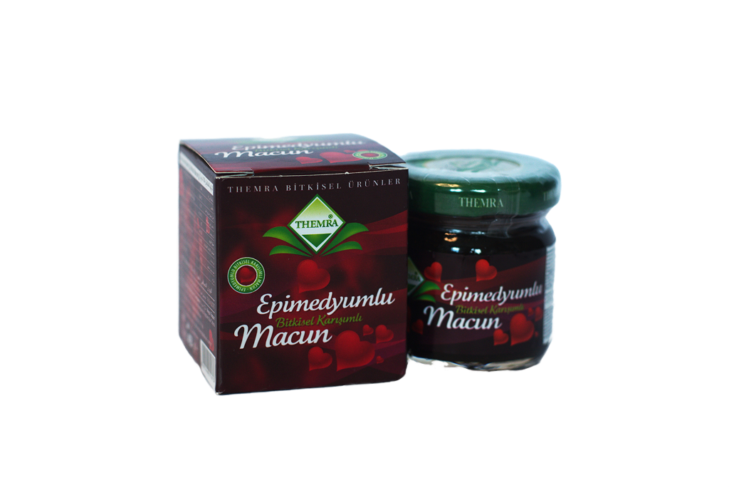 Macun Med 43g – kutija Themra Epimedyumlu Macun i tegla.