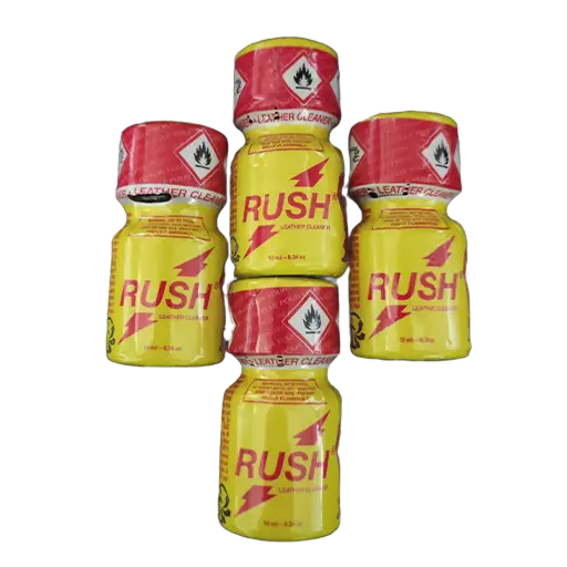 Poppers – pet bočica Rush Leather Cleaner 10 ml.