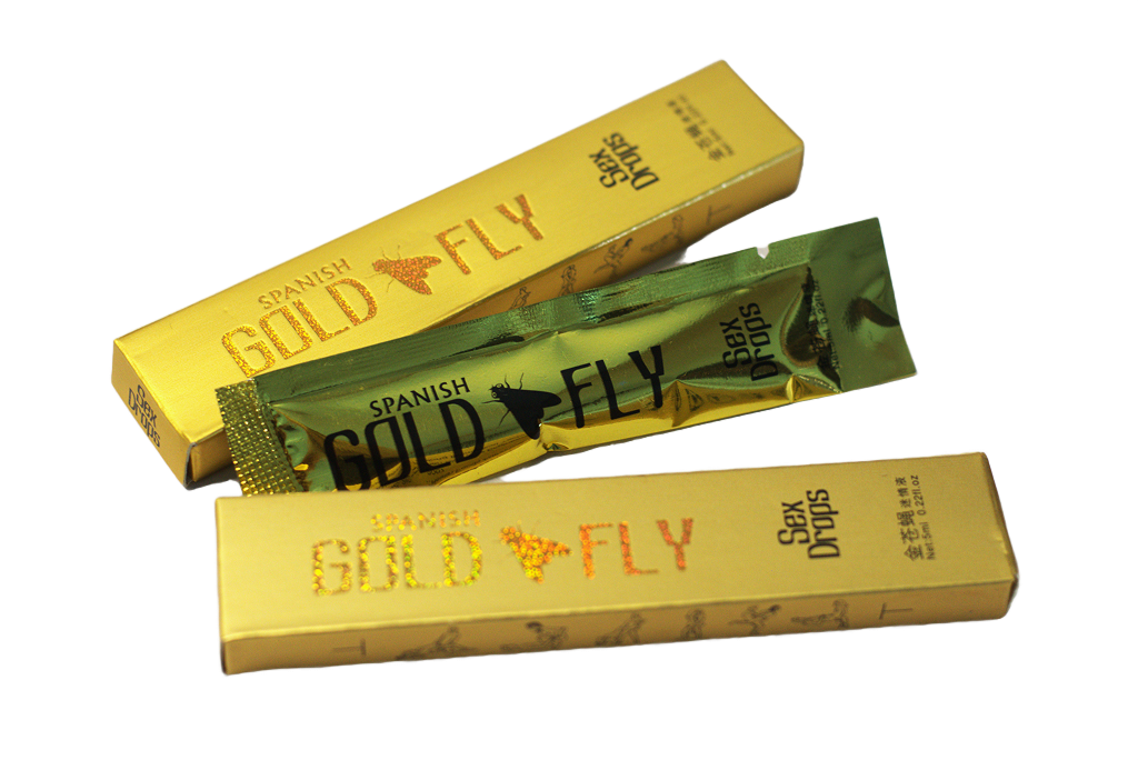 Španska mušica – dve kutije Spanish Gold Fly i kesica Sex Drops.