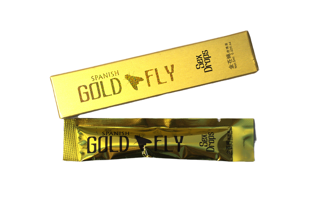 Španska mušica – kutija Spanish Gold Fly i kesica Sex Drops.