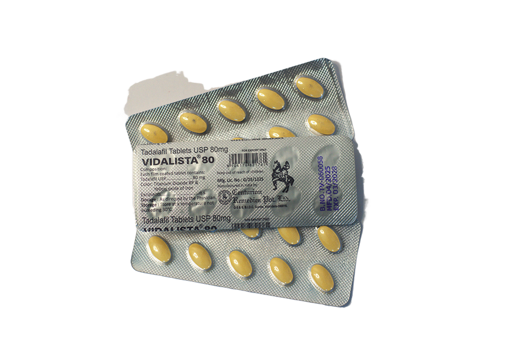 Vidalista 80 mg – blister sa vidljivom deklaracijom Tadalafil Tablets USP 80 mg.